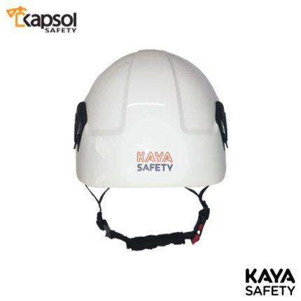 کلاه کار در ارتفاع عایق برق سفید برند کایا سیفتی KAYA SAFETY مدل دینامو ولت DYNAMO VOLT