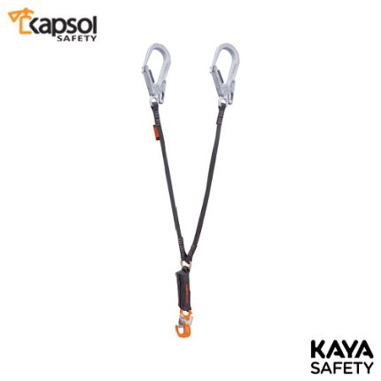 لنیارد تسمه‌ای دو شاخه جاذب انرژی برند کایا سیفتی KAYA SAFETY مدل E-3 W
