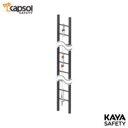 لایف لاین عمودی ثابت برند کایا سیفتی KAYA SAFETY مدل K-2035