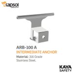 لایف لاین افقی ثابت برند کایا سیفتی KAYA SAFETY مدل K-2010 A - تصویر 6