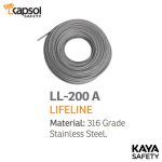 لایف لاین افقی ثابت برند کایا سیفتی KAYA SAFETY مدل K-2010 A - تصویر 9